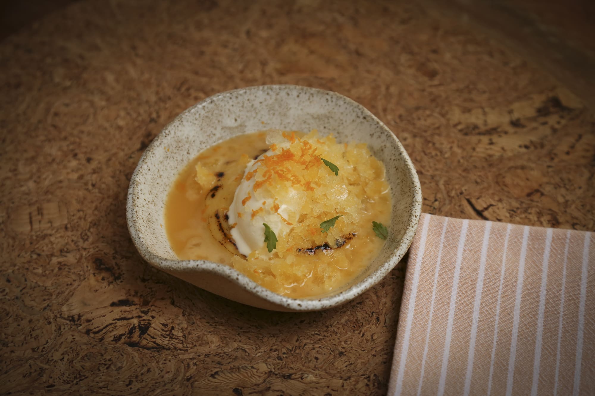 Flan de la abuela Julita - Foto: Borona Bistró