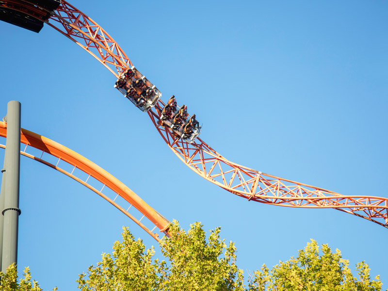 Abismo en el Parque de Atracciones de Madrid (España)