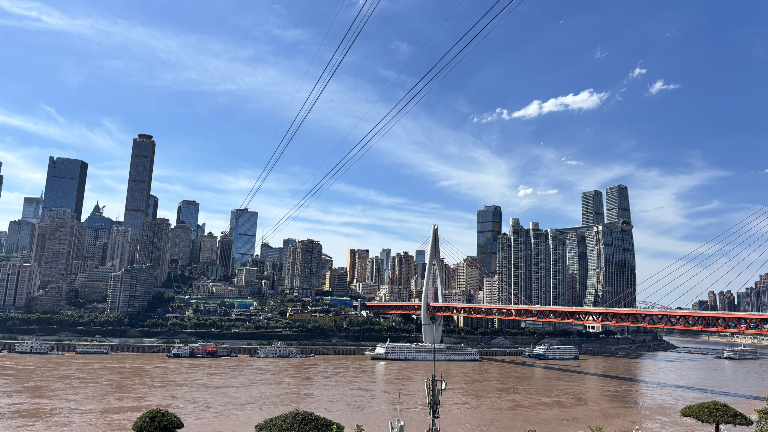 Teleférico sobre el río Yangtsé (Chongqing) - Foto: Javier Mateo