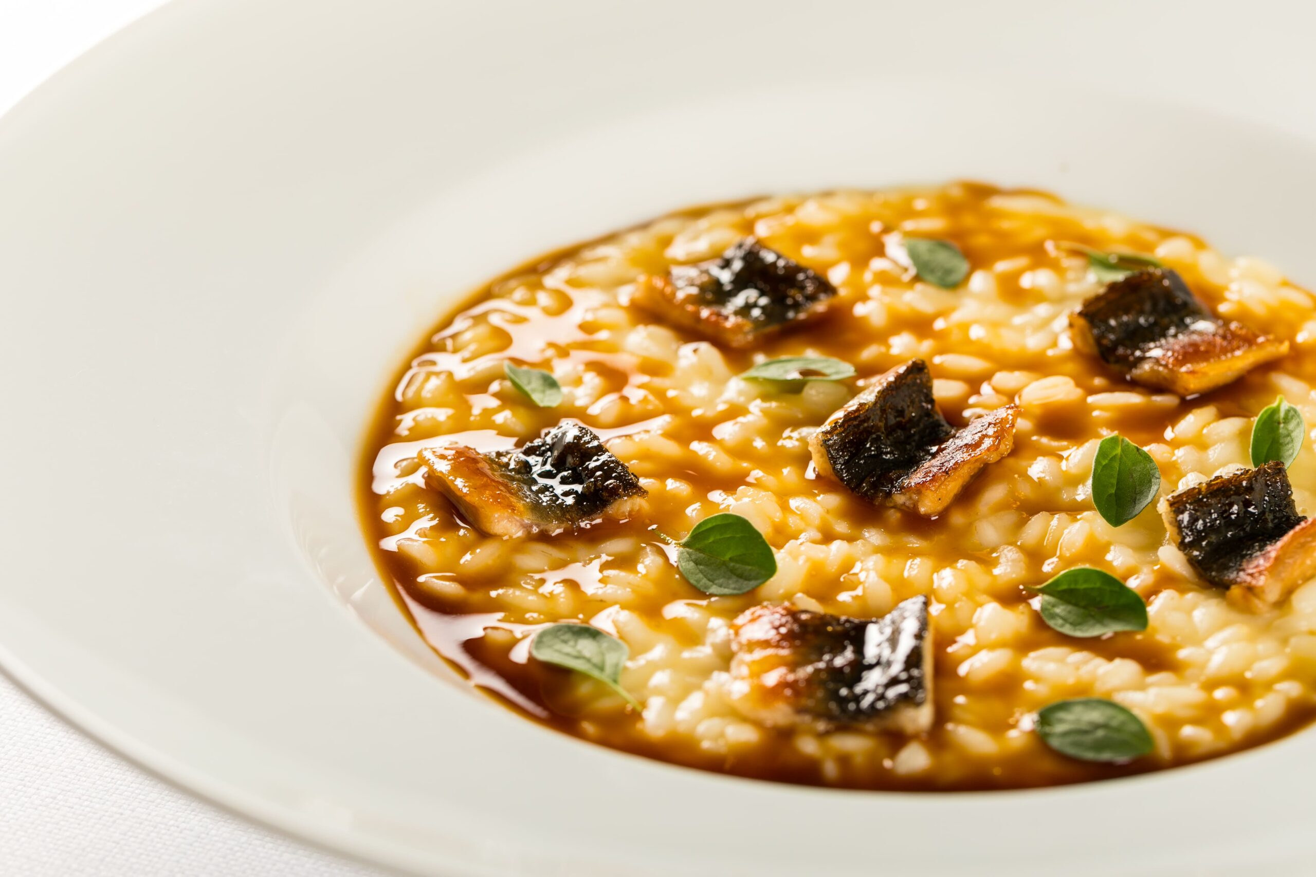 Moma - Risotto de anguila y camomila
