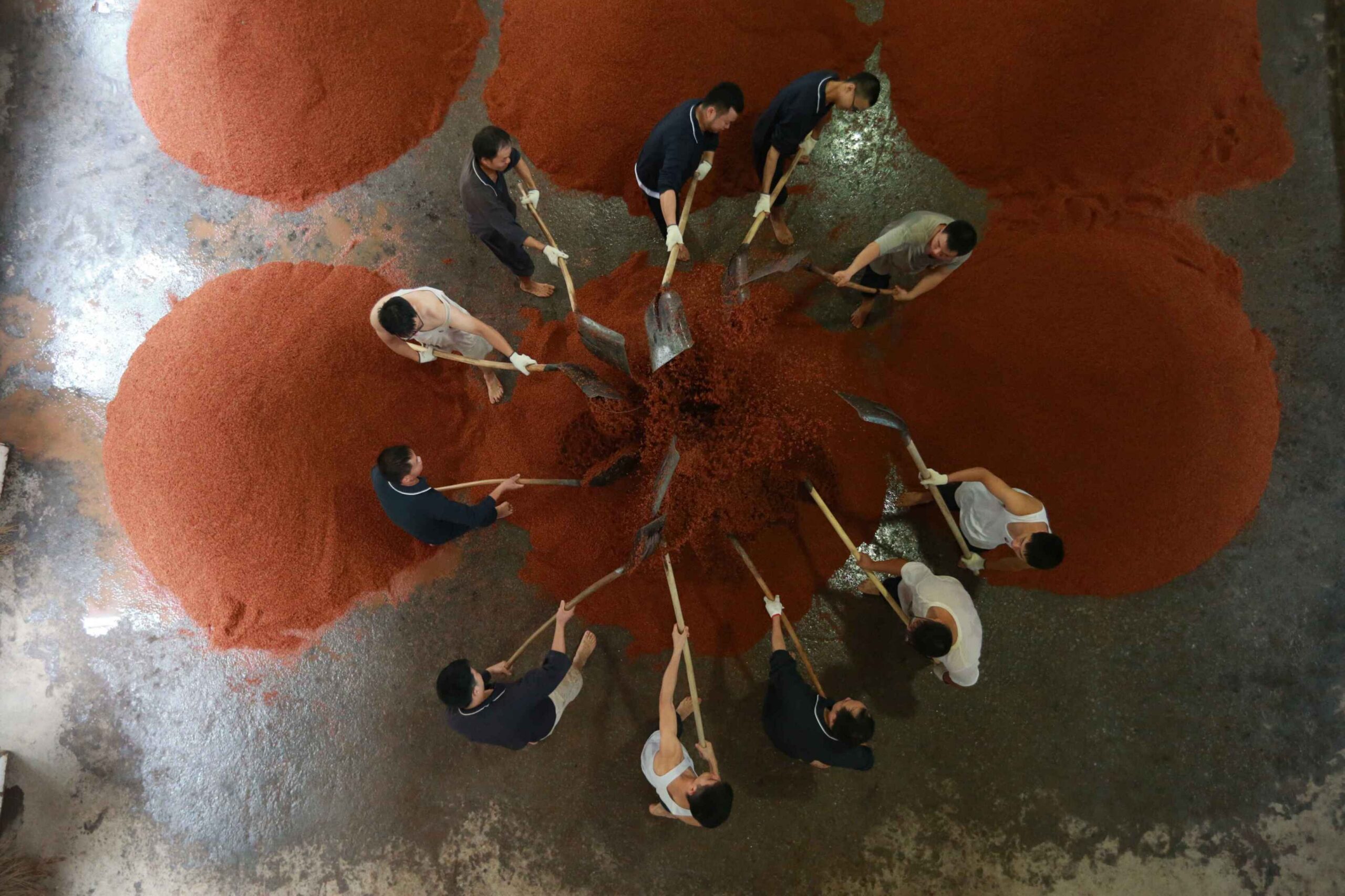 Elaboración de Moutai en China