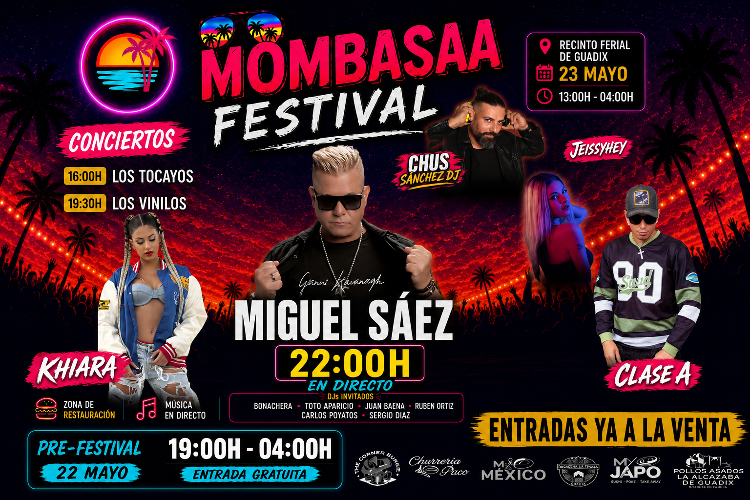 Cartel Mombasa Festival en Guadix