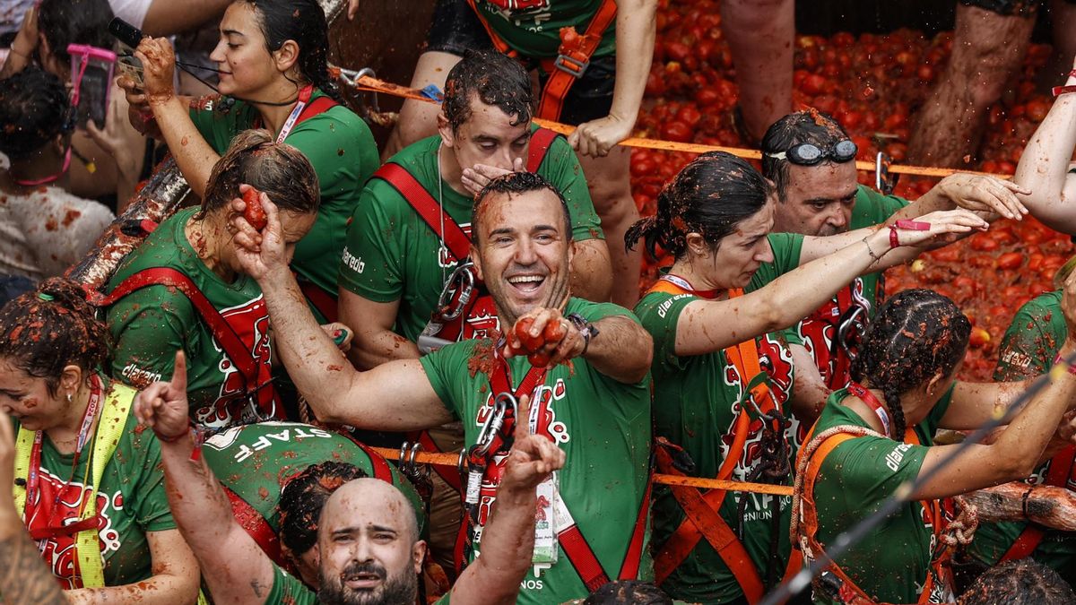 La Tomatina (Buñol, Valencia) EFE/Biel Aliño
