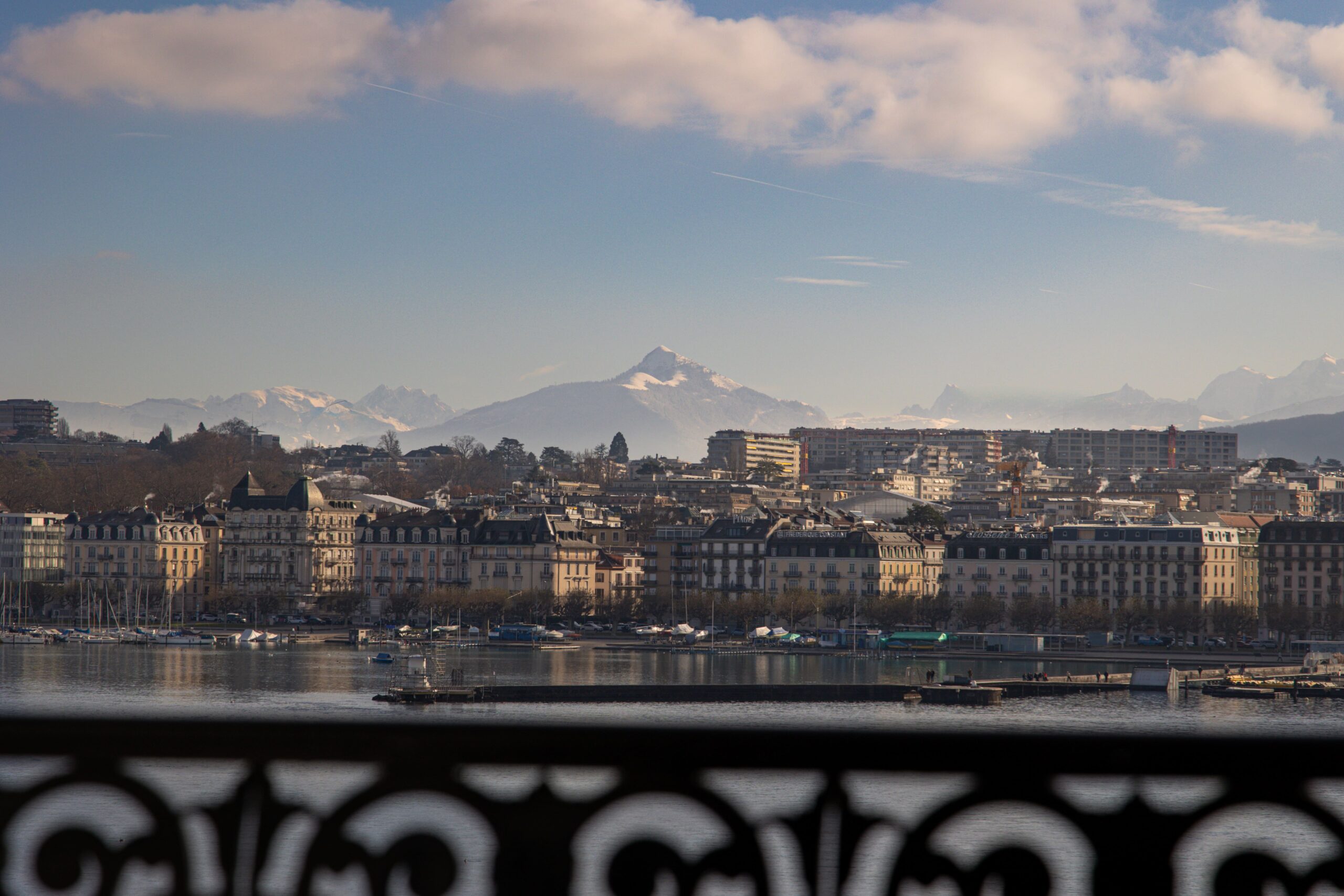 Ginebra vista desde Hotel d’Angleterre